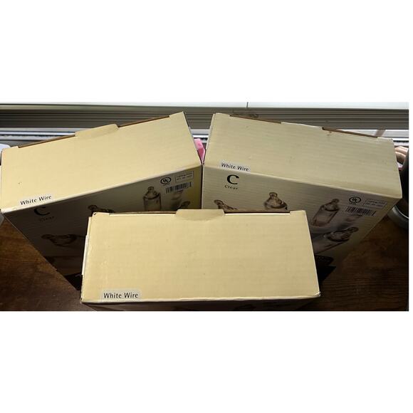 NIB Christmas Holiday Lights 100 ct Clear Mini Light Set 3 Boxes Indoor Outdoor - Picture 4 of 6